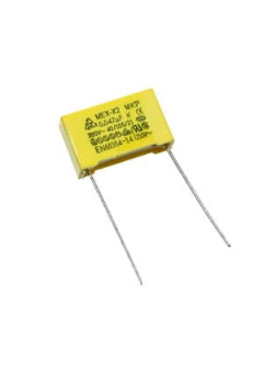 0.047UF 280VAC 10 (18x5x11) PITCH:15 CLASS X2-MKP, Class X2 0.047мкф х 280в ±10% полипропилен.помехоподавл.MKP серия