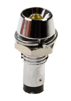 L-602Y, Светодиод с держателем желтый на панель d6,5мм