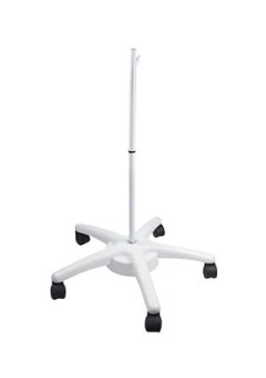 31-0820, Стойка напольная для ламп-луп, пятилучевая, цвет белый