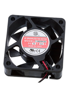 Y-Y6025H12S, вентилятор 12В 60х60х25мм (аналог JF0625S1H) подшипник скольжения клеммы