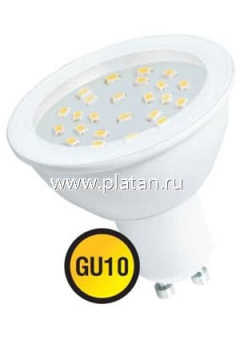 NLL-PAR16-3-230-3K-GU10  (94256), Лампа светодиодная 3(2.8)Вт,220В (теплый)